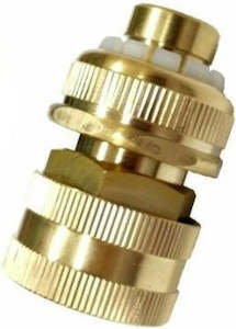 Esdan: Esdan brass hose connector 19 mm (3/4 inch) hose tail x 19 mm (3/4 inch) Nylex type female quick coupler