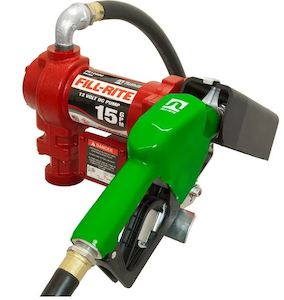 Fill Rite FR2410HE 24v petrol and diesel fuel pump with 3.6 m hose and automatic…