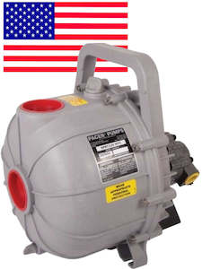 Pacer: Pacer 2 inch BSP(F) 975 grey hydraulic driven Polypropylene pump (EPDM seals) 871 lpm 25 m head