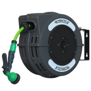 Retracta: Retracta DR425 R3 garden hose reel with 25 m x 13 mm (1/2 inch) hose and wash nozzle