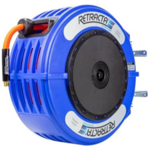 Retracta AR420B-01 R3 Blue Premium air hose reel with 20 m x 13 mm (1/2 inch) ai…