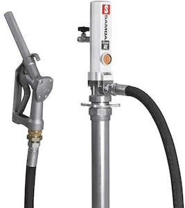 Samoa: Samoa 454002 PumpMaster PM2 oil and diesel pump kit for 60 litre and 205 litre drums with 4 m hose and manual nozzle 52 lpm 10 bar (145 psi)