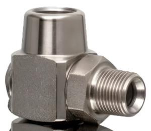 Ketta XA series 3/4 inch BSP M/F mild steel elbow swivel 275 bar (4000 psi)