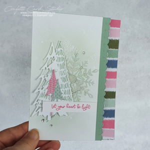 Mint & Pink Whimsical Christmas Card - Confetti Card Studio