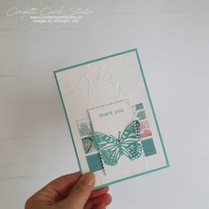 Bijou Thank You Handmade Card - Confetti Card Studio