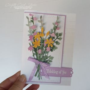 Quiet Meadow Wild Flowers Card - Confetti Card Studio