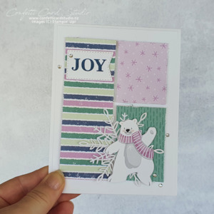 Joyful Polar Bear Christmas Card - Confetti Card Studio