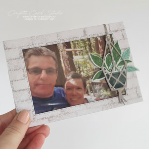 Hanging Plant Photo Card - Confetti Card Studio