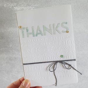 Thanks, Merci, Grazie Card - Confetti Card Studio