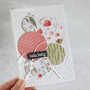 Hello Baby Forest Friends Card - Confetti Card Studio