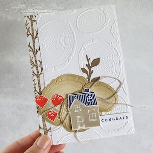 House in the Woods Card - Confetti Card Studio