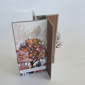 Pinwheel Handmade Father's Day Card - Confetti Card Studio