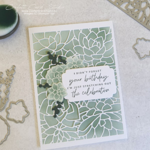 Simply Succulent Belated Birthday Card - Confetti Card Studio