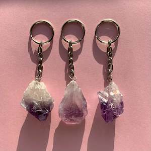 Amethyst Keychain