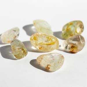 Jewellery: Yellow Hematoid Topaz Tumble