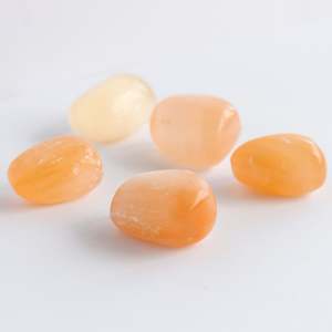 Jewellery: Orange Satin Spar Tumble