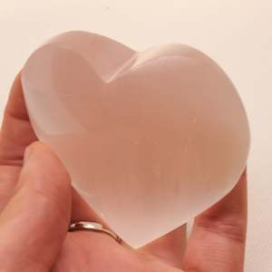 Satin Spar Heart