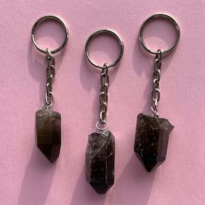 Smoky Quartz Keychain