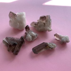 Smoky Quartz Cluster