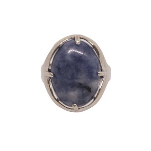 Jewellery: Sodalite Oval Ring