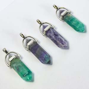 Rainbow Fluorite Gaia Pendant