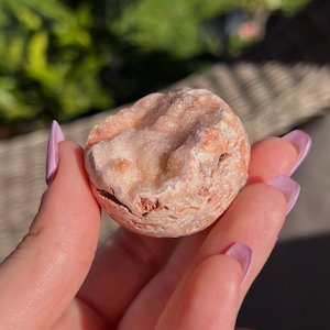 Pink Crazy Lace Agate Sphere