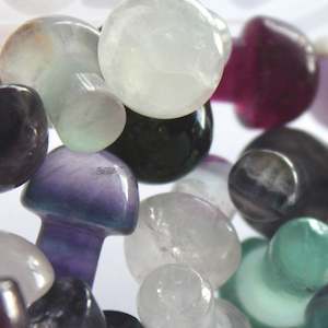 Jewellery: Rainbow Fluorite Mushroom