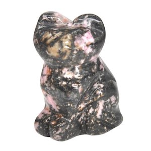 Rhodonite Cat