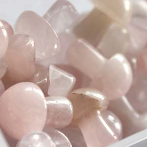 Jewellery: Rose Quartz Mushroom