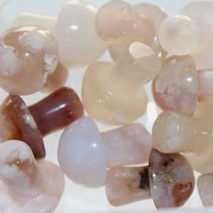 Jewellery: Flower Agate Mushroom