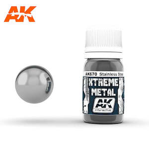 AK-Interactive AK670 Xtreme Metal Stainless Steel