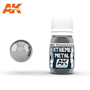 Hobby equipment and supply: AK-Interactive AK481 Xtreme Metal Polished Aluminium