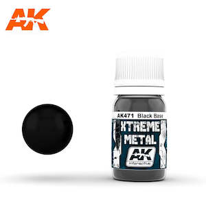 Hobby equipment and supply: AK-Interactive AK471 Xtreme Metal Black Base