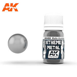 Hobby equipment and supply: AK-Interactive AK488 Xtreme Metal Matte Aluminium