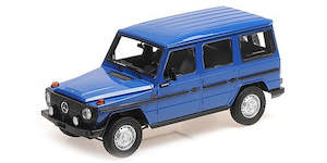 Hobby equipment and supply: Minichamps 155038100 Mercedes Benz G Wagon Long (W460) 1980 Dark Blue