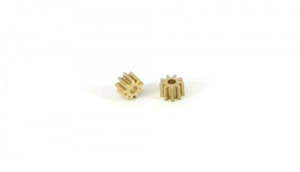 Hobby equipment and supply: SRP 03089 Pinion Brass 2.0mm 9 Tooth (2)