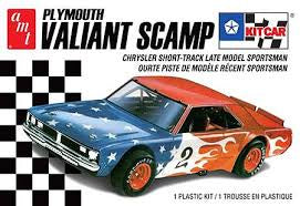 Hobby equipment and supply: AMT 1171 Plymouth Valiant Scamp Kit Car - 1/25 Scale