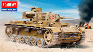 Academy 13531 German Panzer 3 Ausf.J 'North Afrika' - 1/35 Scale