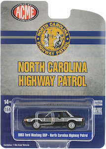 ACME GL51495 1993 Ford Mustang SSP North Carolina Highway Patrol - Acme Exclusive