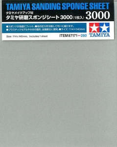 Hobby equipment and supply: Tamiya 87171 Sponge - Sanding - P3000