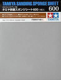 Hobby equipment and supply: Tamiya 87148 Sponge - Sanding - P600