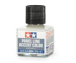 Hobby equipment and supply: Tamiya 87133 Panel Line Accent Color - Gray - 40ml.