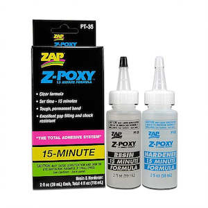 Hobby equipment and supply: Zap PT35 Z-Poxy - 15 Minute - 118ml