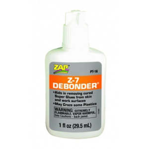 Hobby equipment and supply: Zap PT16 Z-7 CA Debonder 29.5ml