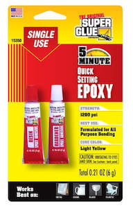 Hobby equipment and supply: Super Glue 15350 Epoxy - 5 Minute - 6gm