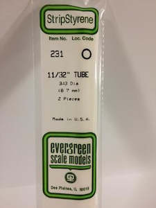 Hobby equipment and supply: Evergreen 231 Tube - 8.70mm