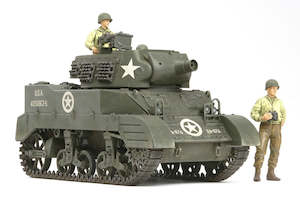 Hobby equipment and supply: Tamiya 35312 M8 Carriage with 3 Figures - 1/35 Scale