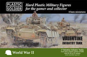 Hobby equipment and supply: PSC WW2V15034 Valentine Infantry Tank