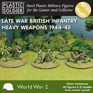 PSC WW2015010 Late War British Infantry Heavy Weapons