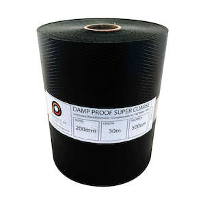 Building supplies: DPC, 500μm PE, 200mm, 30m roll